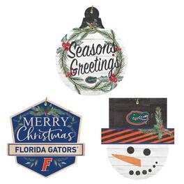 Jardine - Florida Gators Ornament Bundle - White