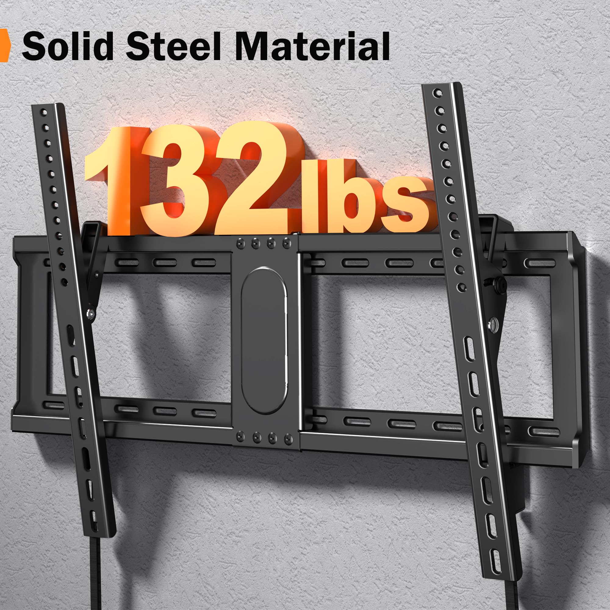 Solid Steel Material  
132 lbs