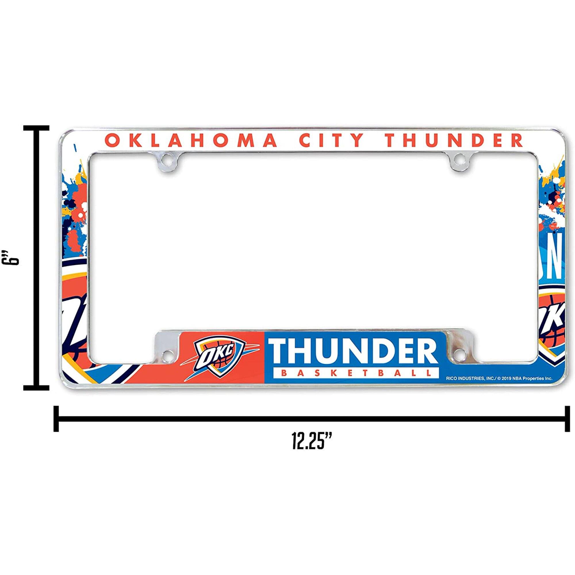 OKLAHOMA CITY THUNDER  
THUNDER BASKETBALL  
RICO INDUSTRIES, INC. / © 2019 NBA Properties Inc.  
12.25"