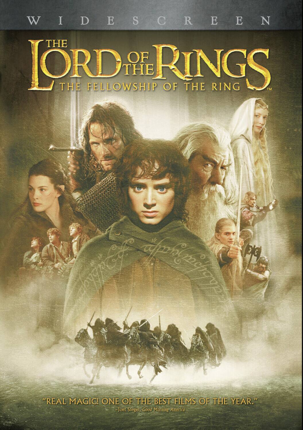 Front. The Lord of the Rings: The Fellowship of the Ring   - DVD.
