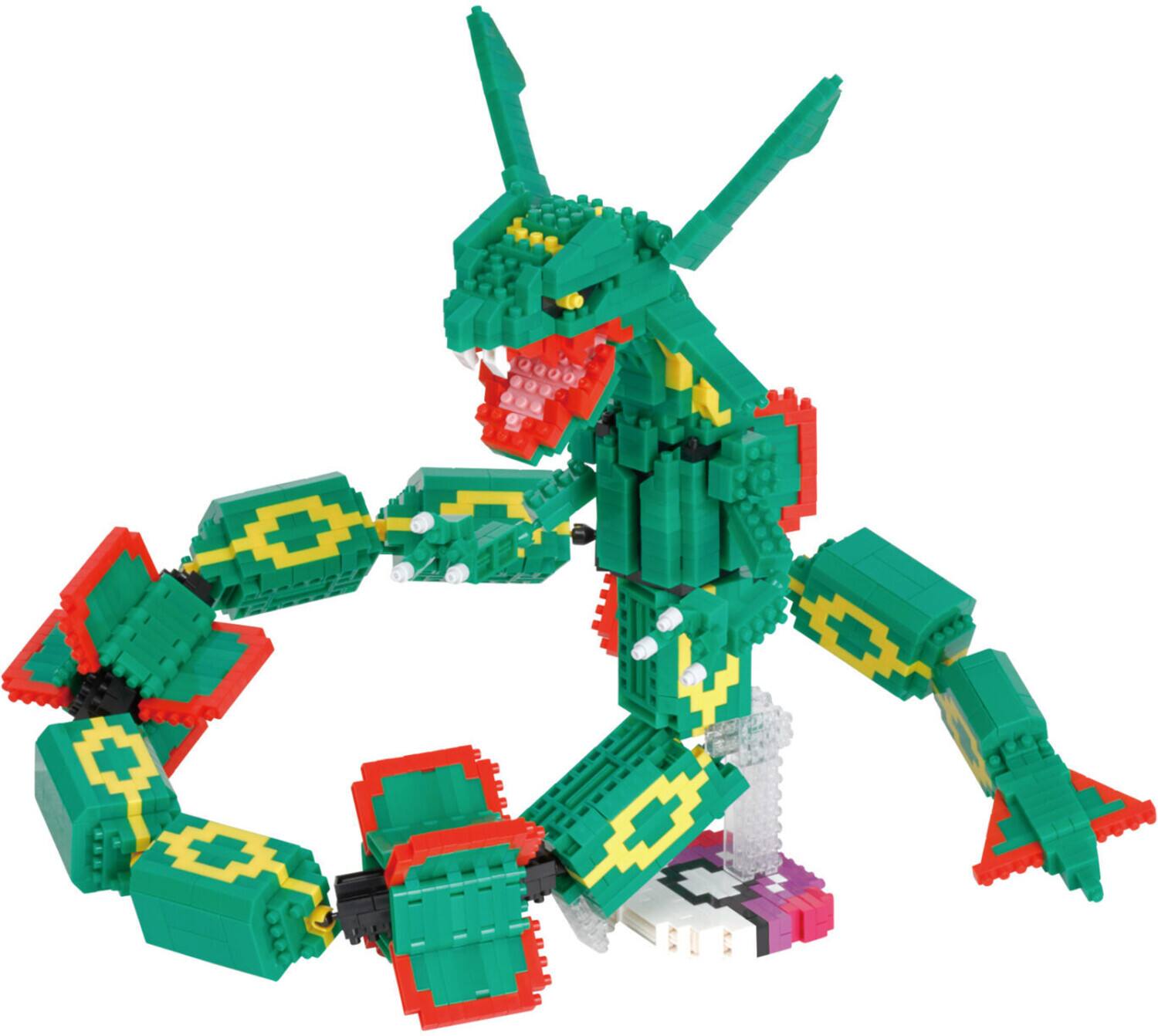 Alt View 1. Nanoblock - Nanoblock Pokémon Rayquaza Extreme Deluxe Edition.