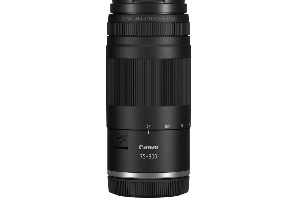 CANON LENS RF75-300mm F4-5.6  
4 YE 75 100 135  
Canon 75-300