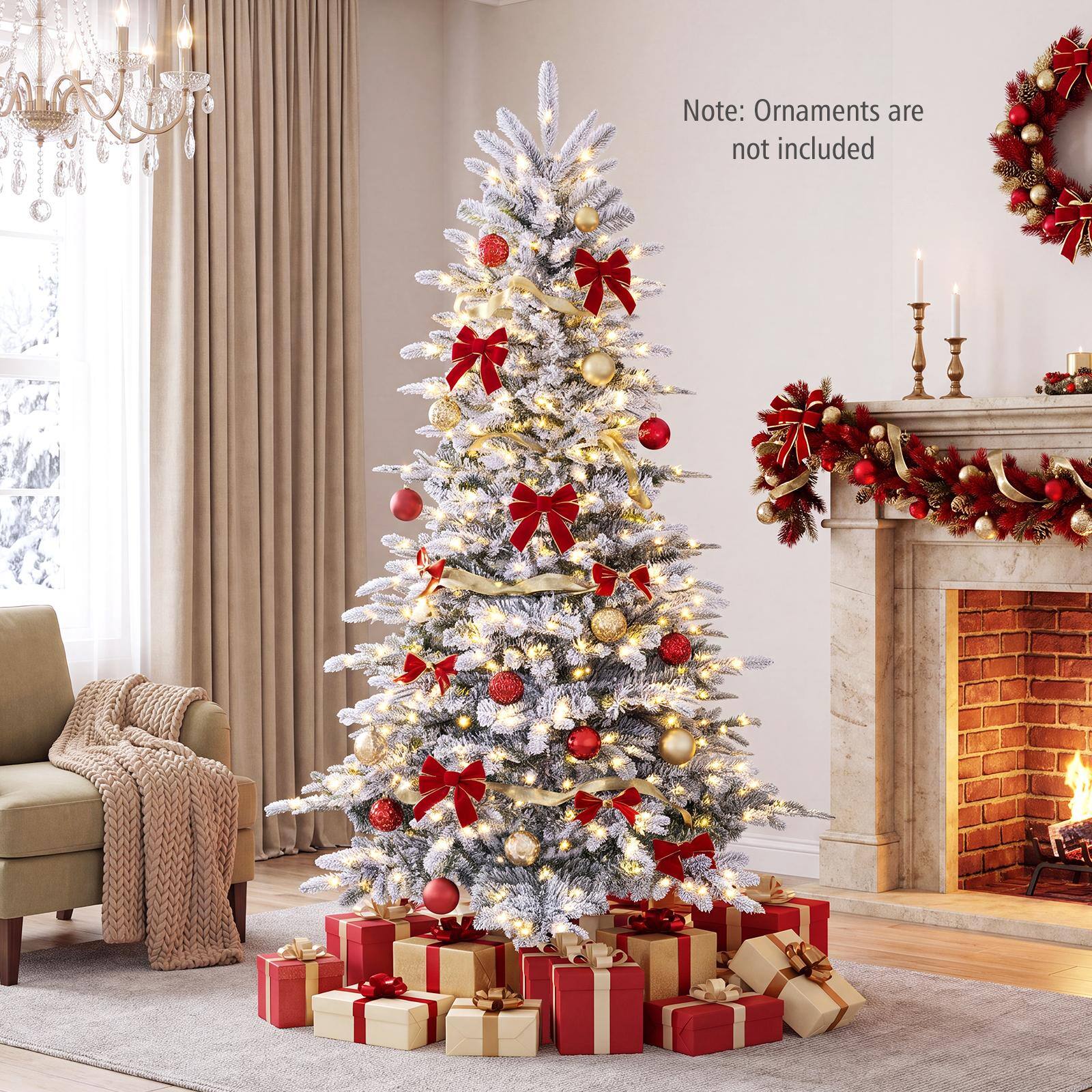 Note: Ornaments are not included