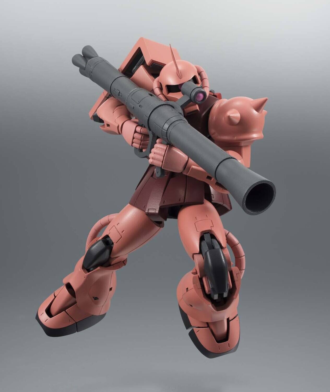 Alt View 4. Bandai - Tamashi Nations - Moblie Suit Gundam - THE ROBOT SPIRITS - MS-06S ZAKU II CHAR'S CUSTOM MODEL - COLLECTIBLES - Multicolor.