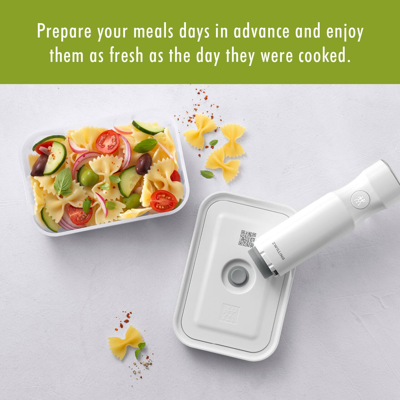 Prepare your meals days in advance and enjoy them as fresh as the day they were cooked.