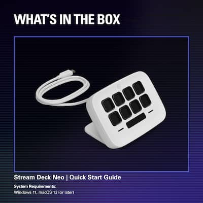Elgato Stream Deck Neo White 10GBJ9901 - Best Buy Elgato Stream Deck Neo White 10GBJ9901 - Best Buy