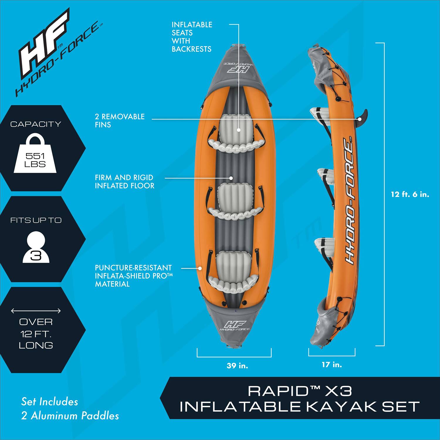 Bestway Hydro Force 9'2