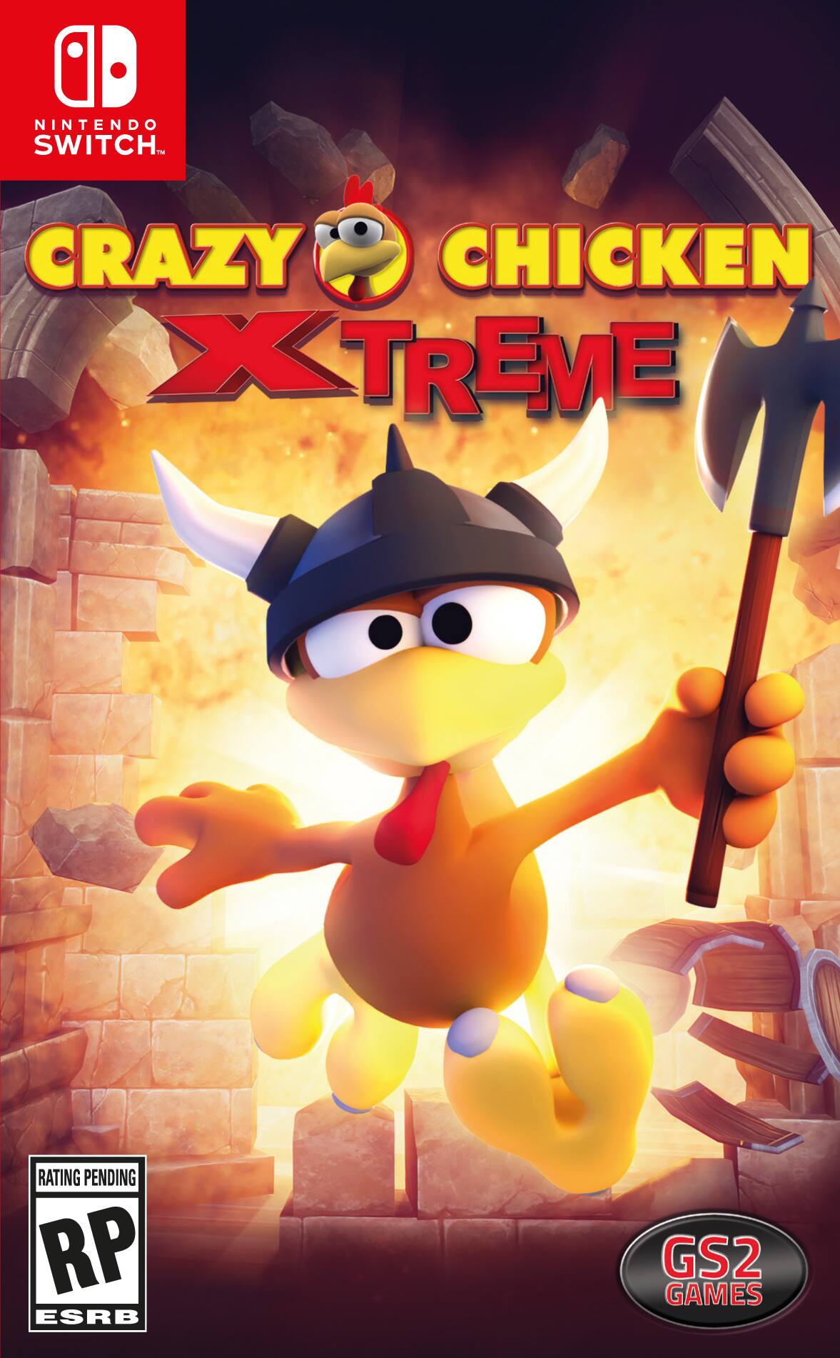 Front. GS2 Games - Crazy Chicken Xtreme. - E10+ (Everyone 10+)