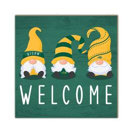 Fan Creations - NDSU Bison 10'' x 10'' Welcome Gnomes Sign - Multicolor
