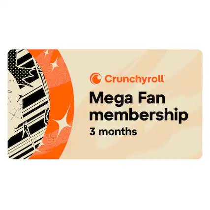 Crunchyroll Mega Fan membership 3 months