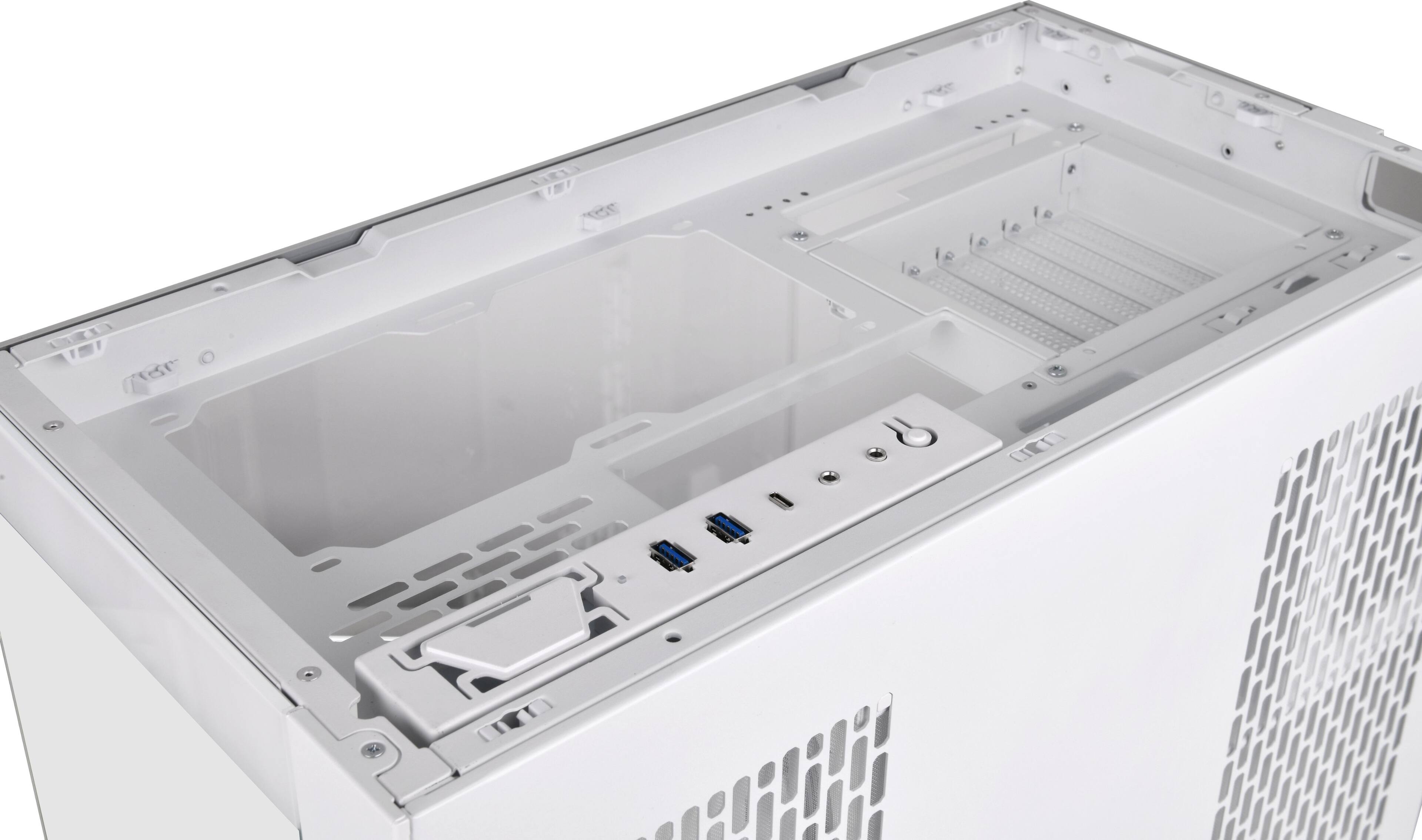 Alt View 22. Thermaltake - CTE E550 TG Mid Tower ATX PC Case - Snow.