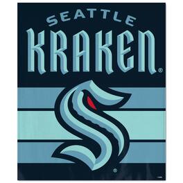 WinCraft - Seattle Kraken Ultra Plush 50" x 60" Throw Blanket - Multicolor