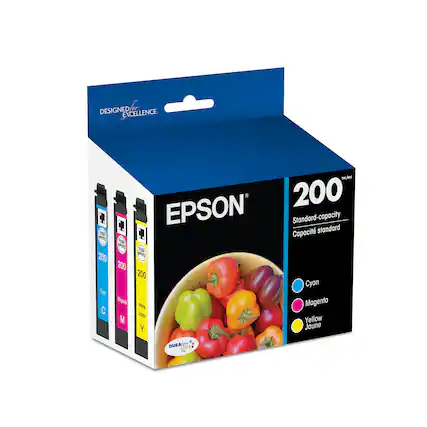 Designed for Excellence TM c 200 EPSON Standard-capacity cartridges.