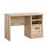 Angle. Sauder - Aspen Post Single Ped Desk Pmo - Prime Oak.