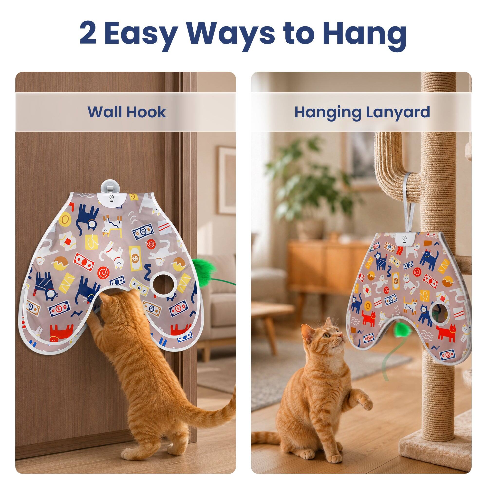 2 Easy Ways to Hang

Wall Hook

Hanging Lanyard