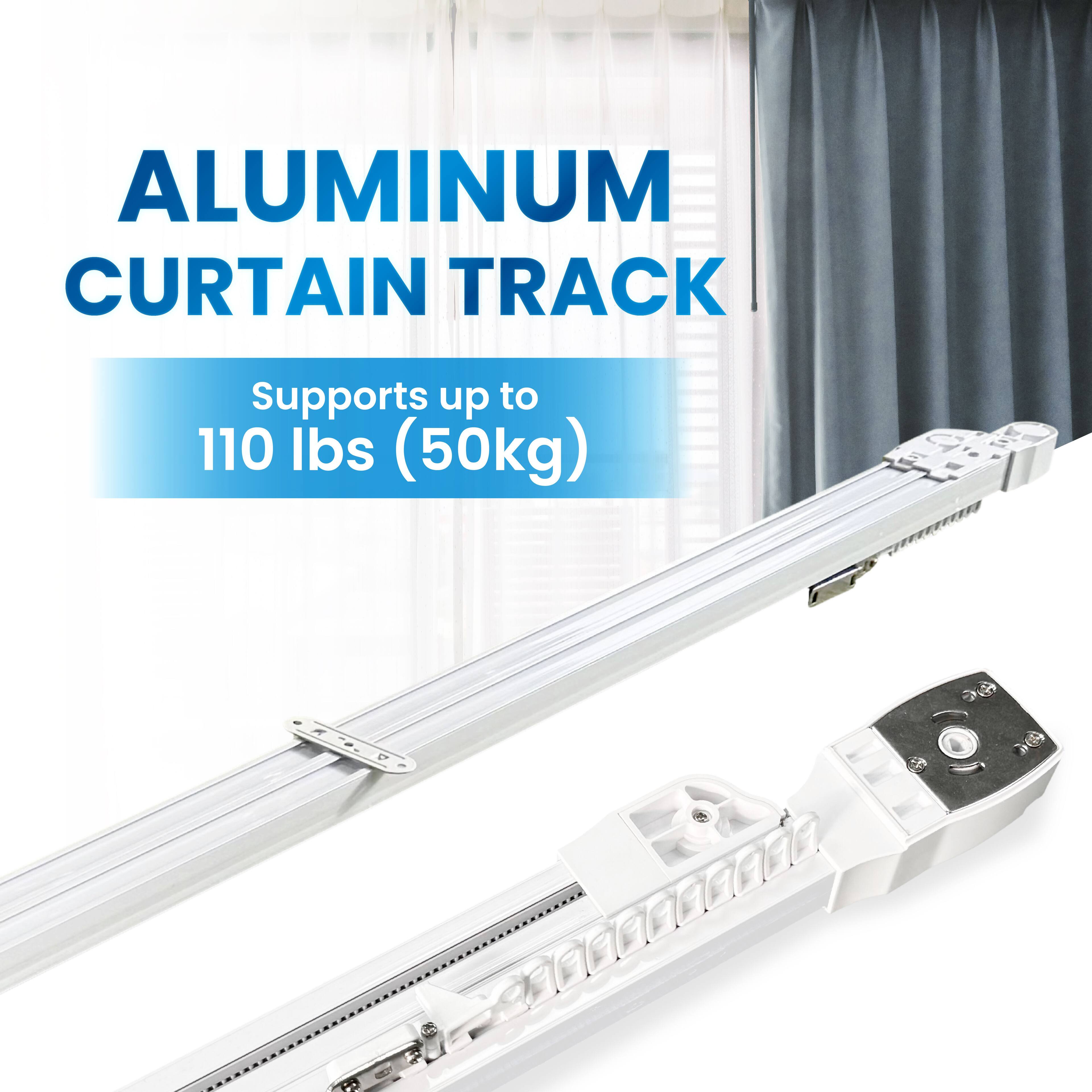ALUMINUM CURTAIN TRACK

Supports up to 110 lbs (50kg)