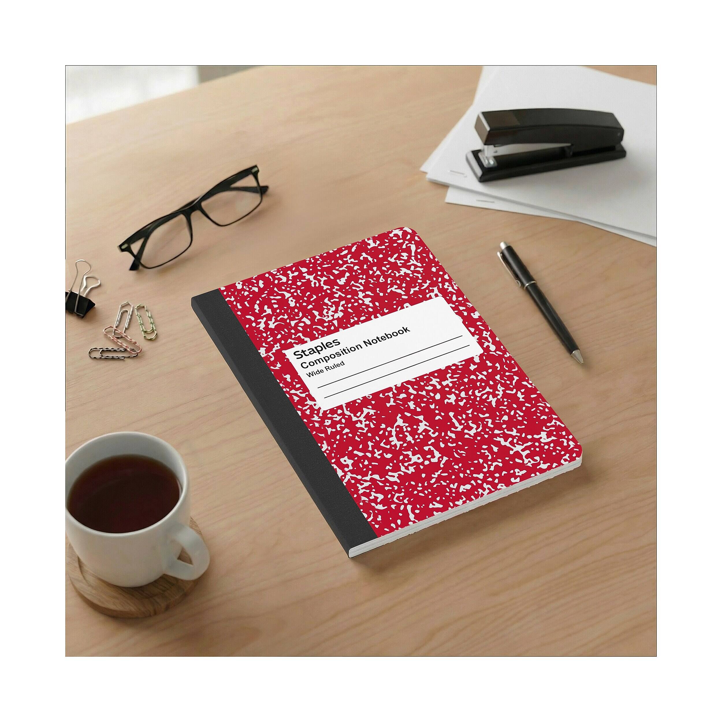 Staples Notebook Wide Ruled