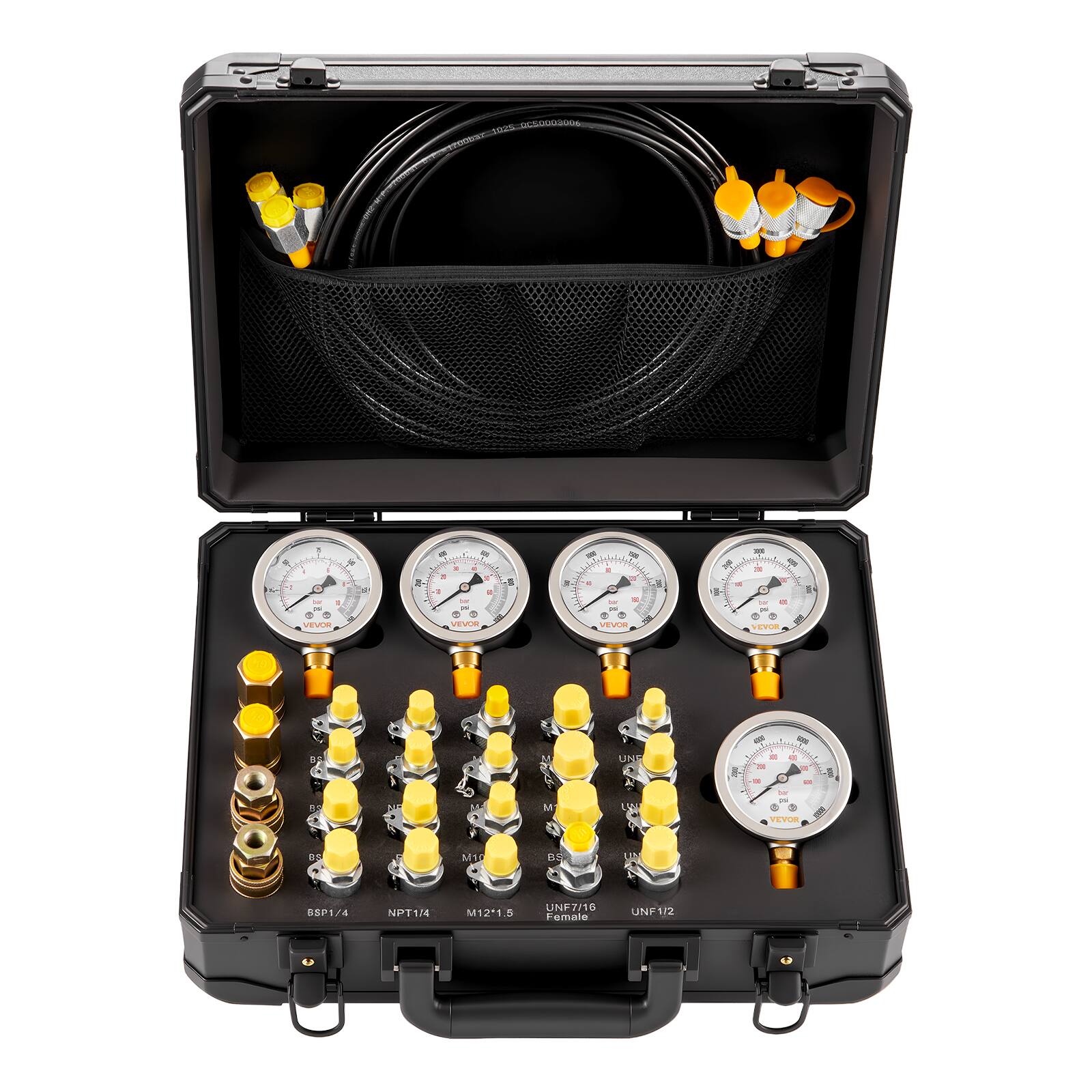 a & + E - - - - E . - . - 4 - % de D WV VEVUE . VEUL E . M UN a - - - 1 T M UAR - VEVOR Bs M19 SS uS 8SP1/A M12*1.5 UNF7/10 Female UNF12