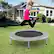 Alt View 1. Gymax - Gymax Mini Folding 36'' Trampoline Portable Recreational Fitness Rebounder Silver - Silver.