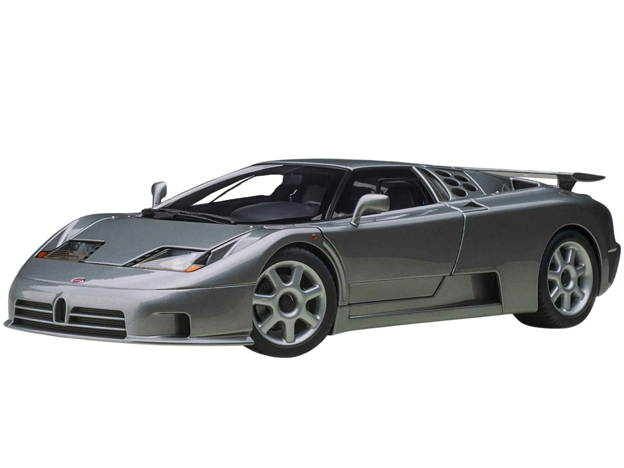Bugatti EB110 SS Super Sport Grigio Metalizzatto Silver Metallic with Silver Wheels 1/18 Model Car by Autoart price history on PriceWatchPro