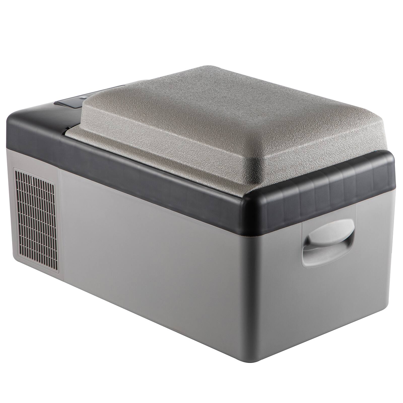 Alt View 5. VEVOR - Portable Refrigerator 21 Quart,12 Volt Refrigerator App Control(-4℉~68℉), Car Refrigerator Electric Compressor Cooler - Gray+Black.