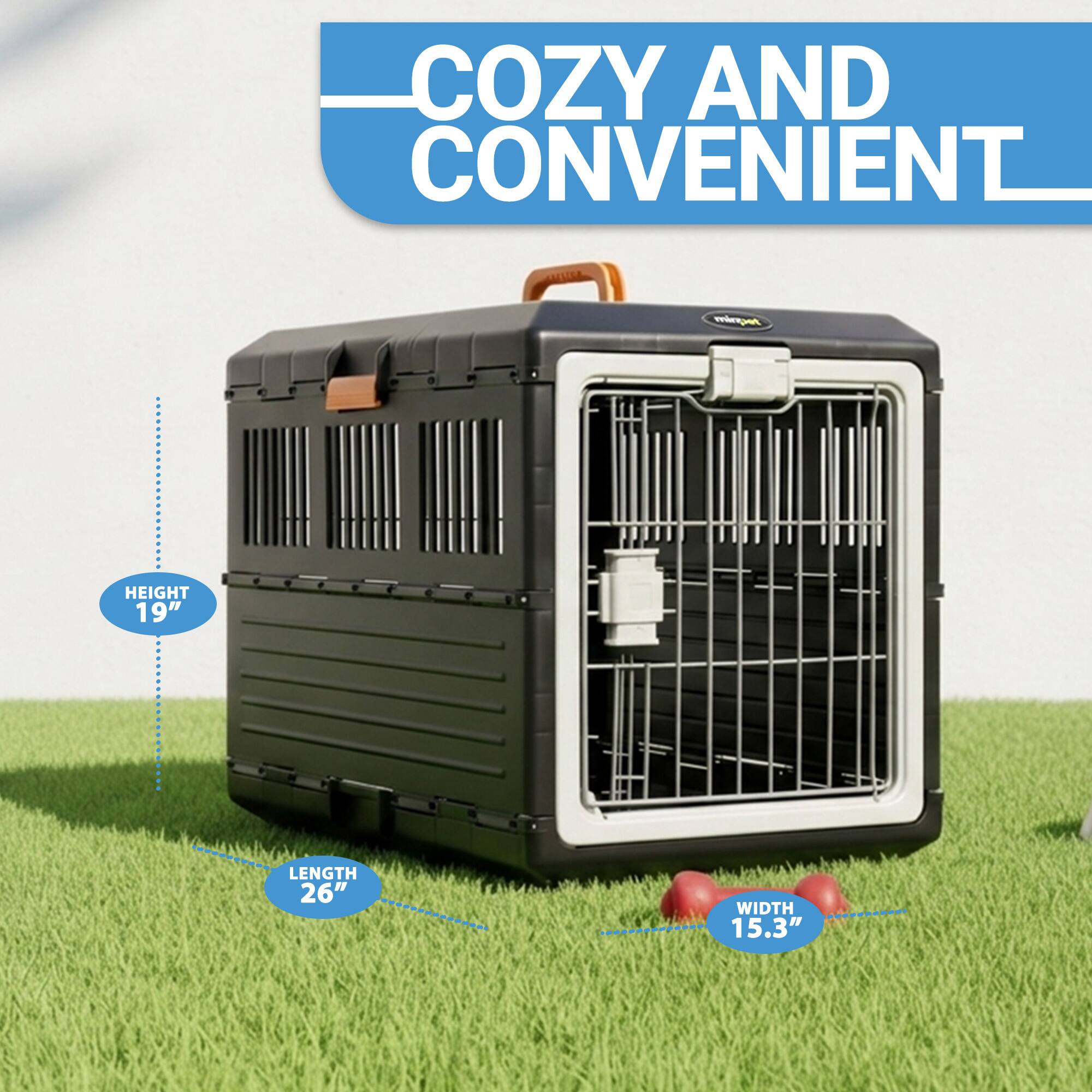 COZY AND CONVENIENT

HEIGHT 19" LENGTH 26" WIDTH 15.3"
