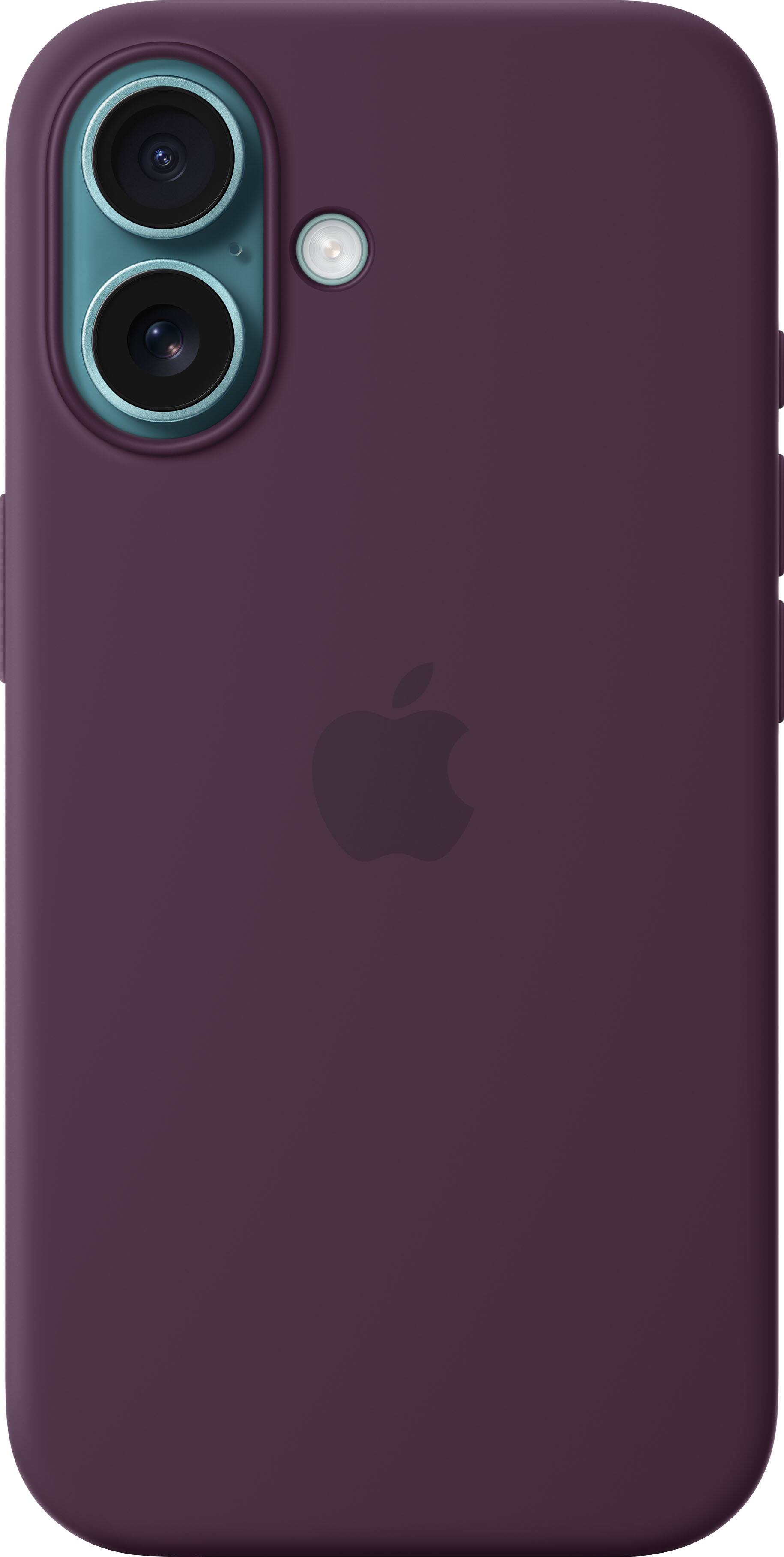 Alt View 11. Apple - iPhone 16 Silicone Case with MagSafe - Plum.