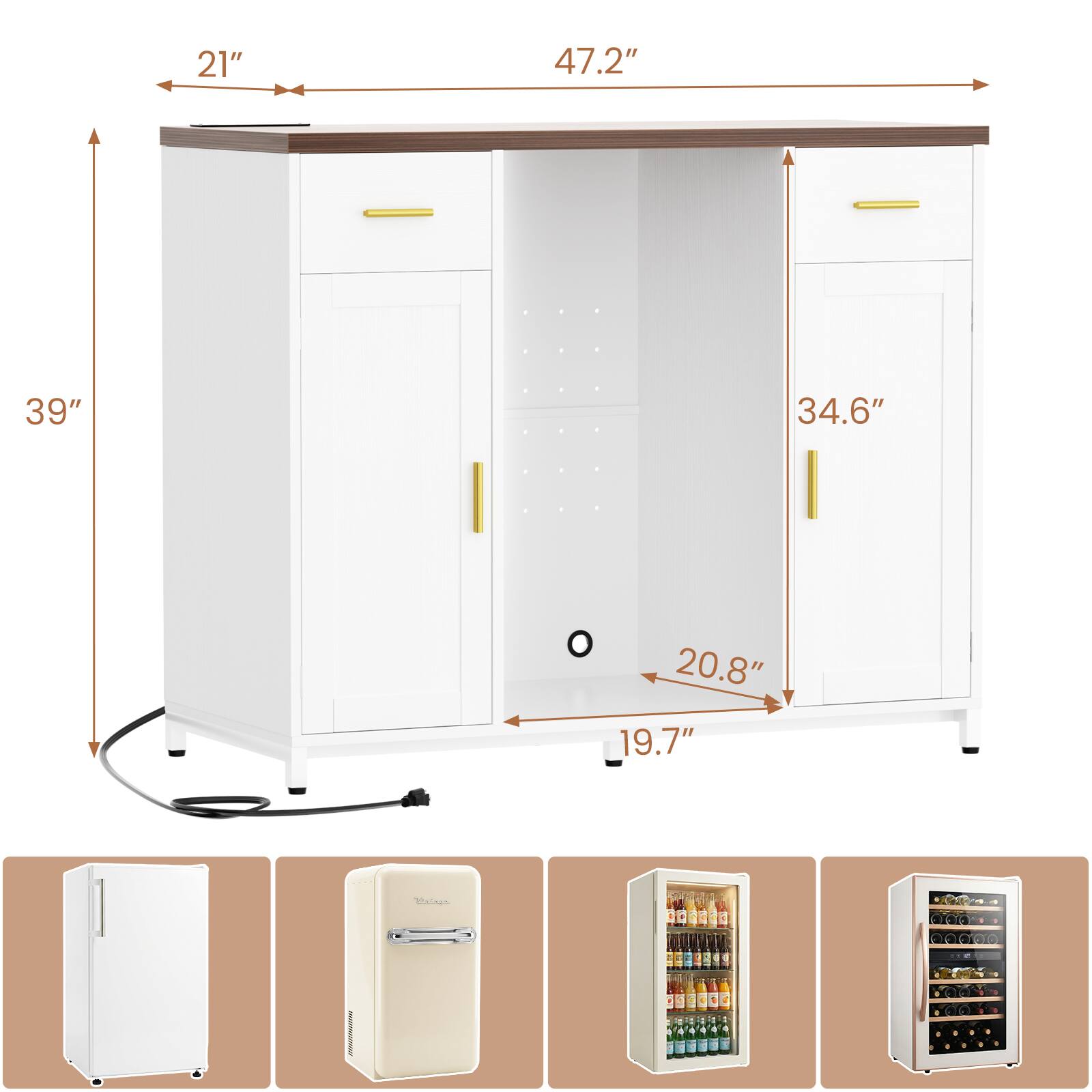 21" 47.2" 39" 34.6" 20.8" 19.7"