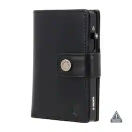 Valenta - Card Wallet Leather MagSafe Luxe - Black