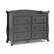 Front. Storkcraft - Avalon 6-Drawer Double Dresser - Gray.