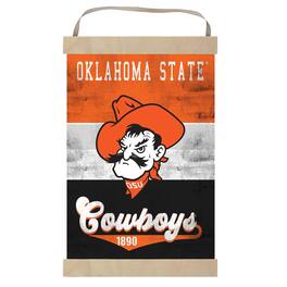 Jardine - Oklahoma State Cowboys Retro Logo Banner Sign - Orange