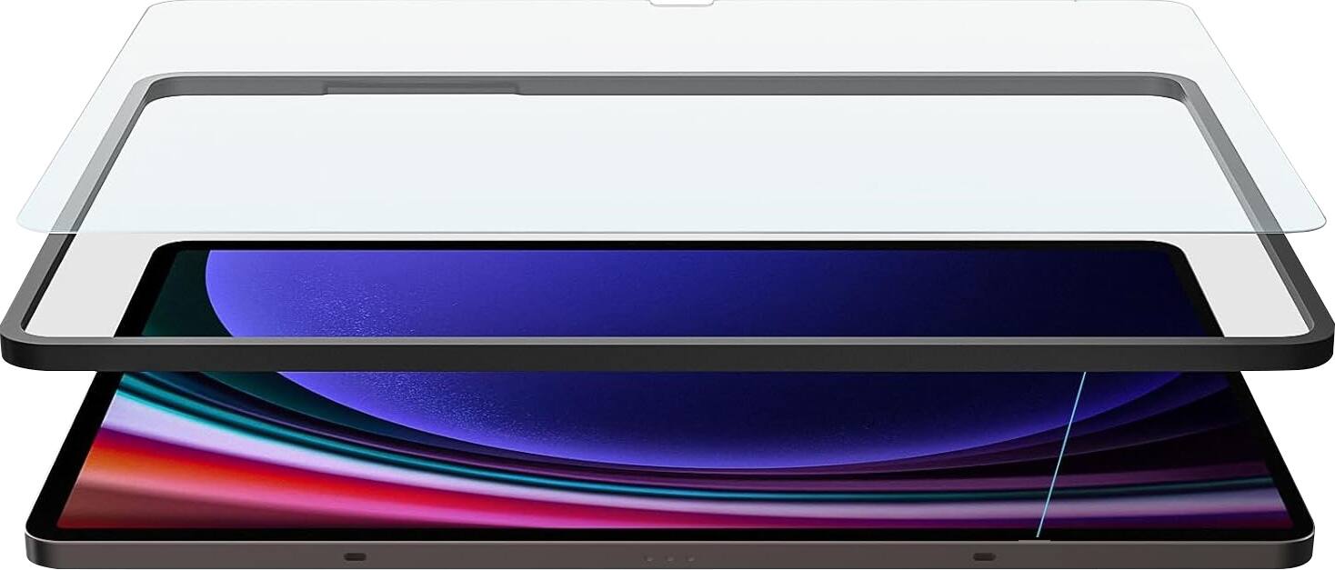 Alt View 11. SaharaCase - ZeroDamage Ultra Strong Tempered Glass Screen Protector for Samsung Galaxy Tab A9+ - Clear.