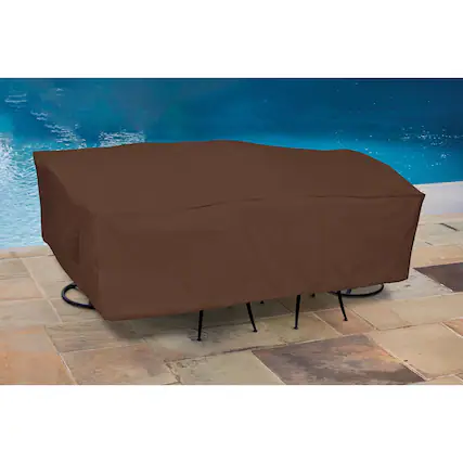 Front. Living Accents - Living Accents Polyester Dining Set Cover.