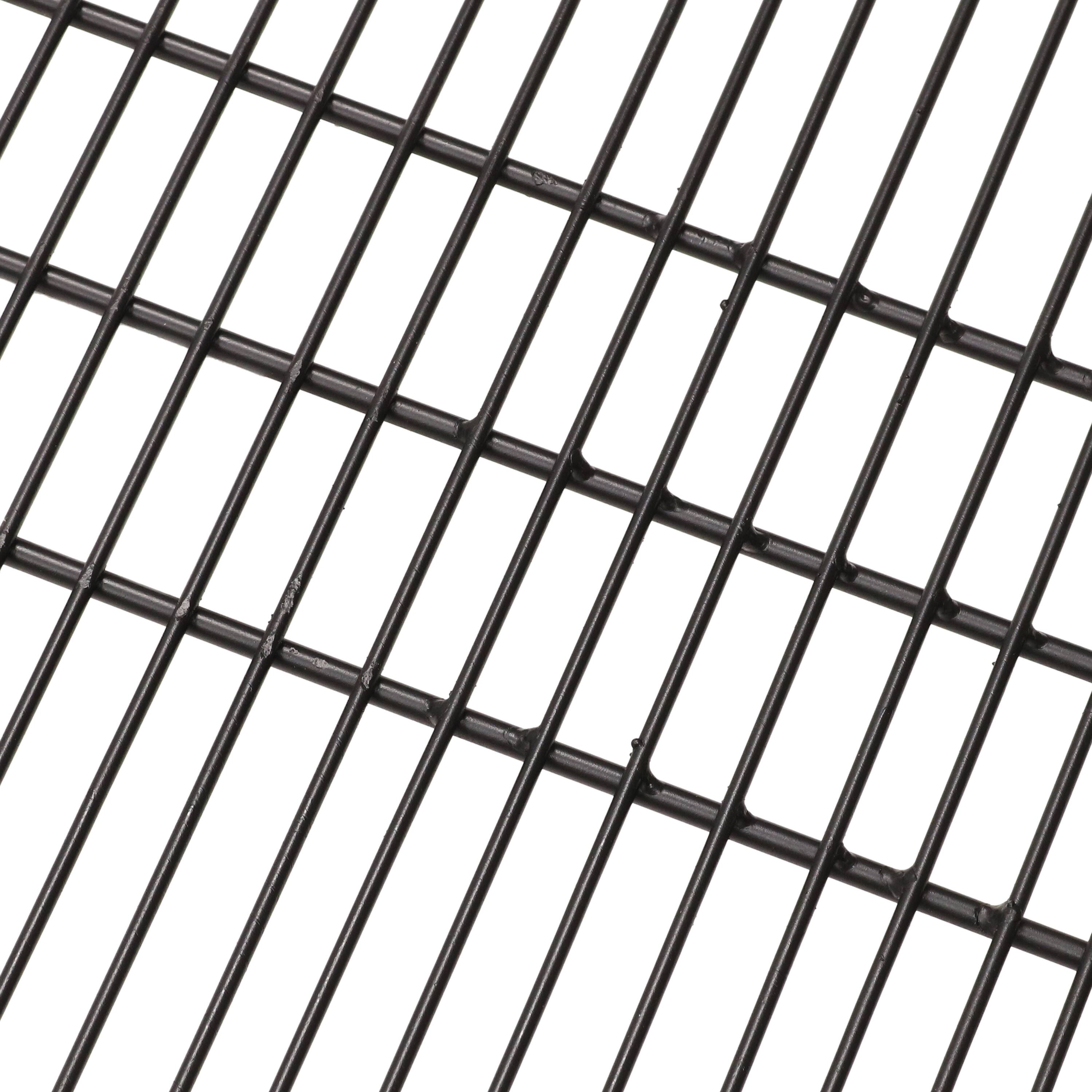 Alt View 6. Sunnydaze - 40 in Round Steel Fire Pit Cooking Grill with Heat Resistance - Black.