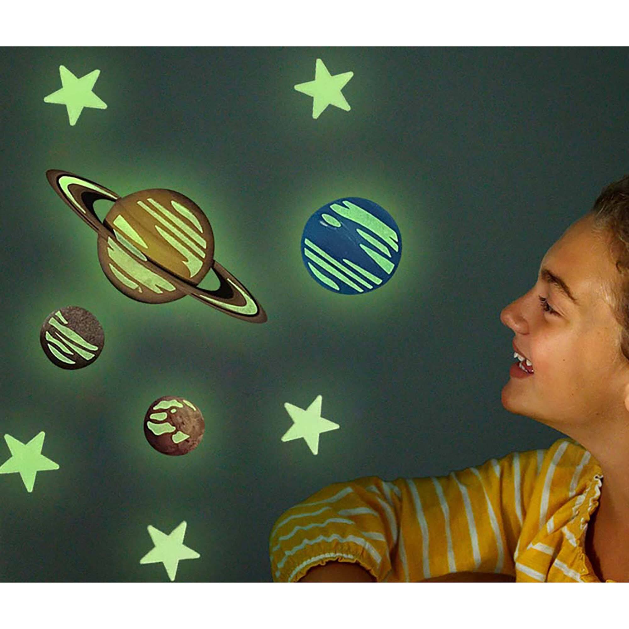 Back. 4M - 4M: Glow Planets & Supernova - 100 Glow-in-Dark Stick-Ons, Wall & Ceiling Decor.