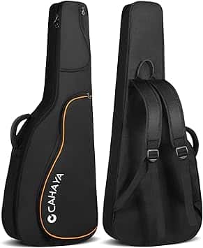 CAHAYA - Acoustic Guitar Bag: 42 43 44In Guitars 0.5In Thick Padding Guitar Case Gig Bag Soft CY0346
