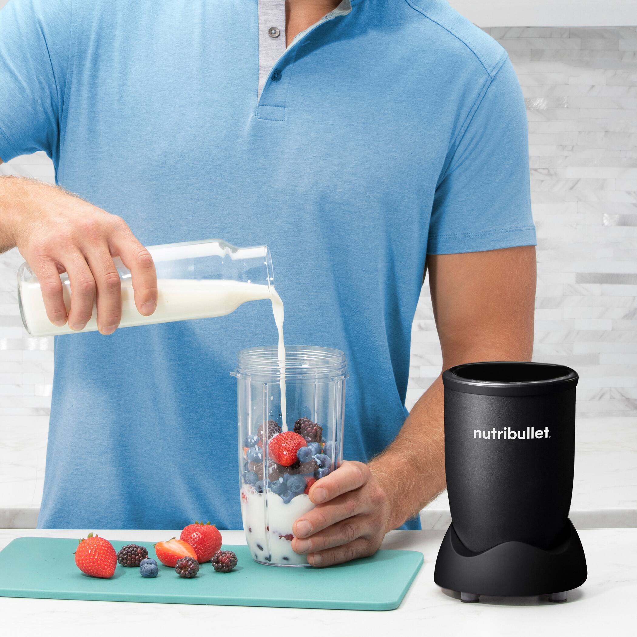 Alt View 2. NutriBullet - PRO Single Serve Blender (900W) - Black.