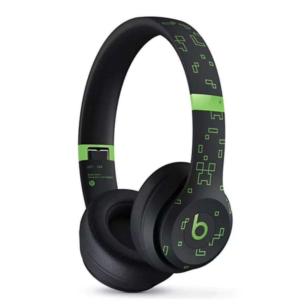 Beats - Solo 4 True Wireless On-Ear Headphones - Minecraft - Black