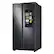 Alt View 19. Samsung - 27.3 cu. ft. Side-by-Side Smart Refrigerator with Family Hub - Fingerprint Resistant Black Stainless Steel.
