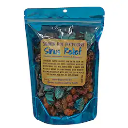 BreeBe - Sinus Relief Simmer Pot Potpourri - 3.5oz - Blue, Brown