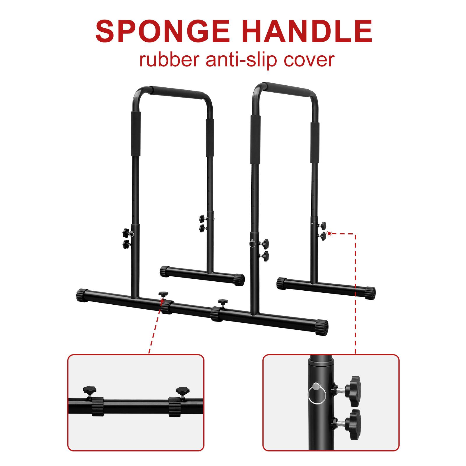 SPONGE HANDLE  
rubber anti-slip cover