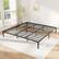 Alt View 1. Gymax - Gymax King Size Metal Bed Frame Heavy Duty Support Slats Mattress Foundation - Black.