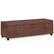 Front. Simpli Home - Avalon Extra Large Storage Ottoman Bench - Distressed Saddle Brown.