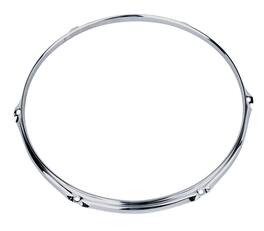 Gibraltar Hardware - Drum Hoop, 10" 6 Lug 2.3mm Triple Flange Hoop, Chrome Rim for Consistent Shape Tension & Clearer Sound Upgrade