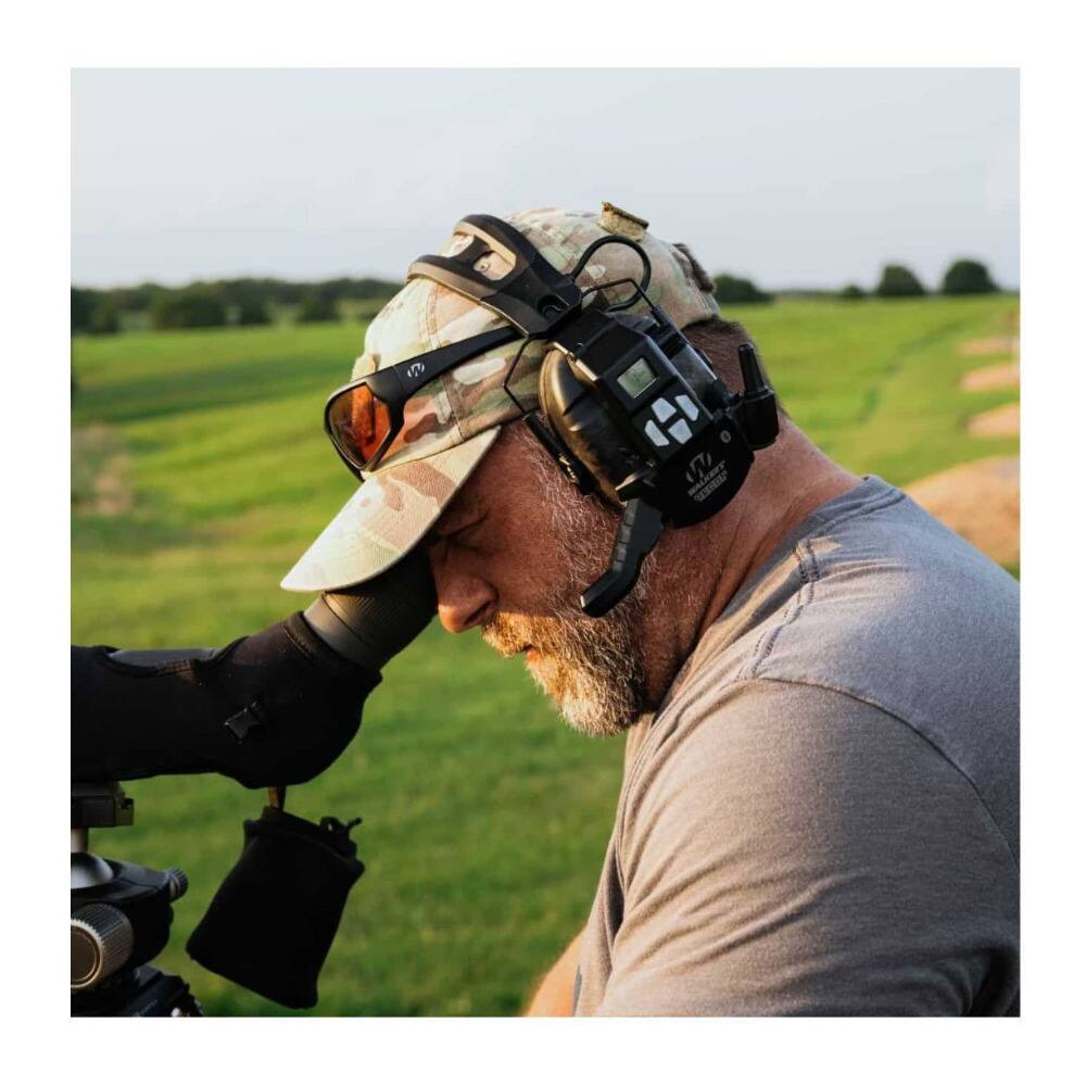 Back. Walker’s - Walkers Recon Hybrid Communicator Bluetooth Walkie Talkie with Boom Mic (Black) - Black.