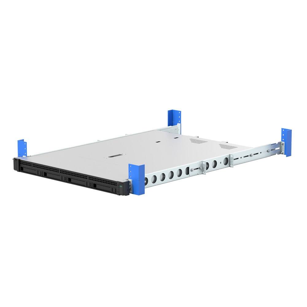 Alt View 1. RackSolutions - RackSolutions 1U Raven 100-A Rail for HPE - Black.