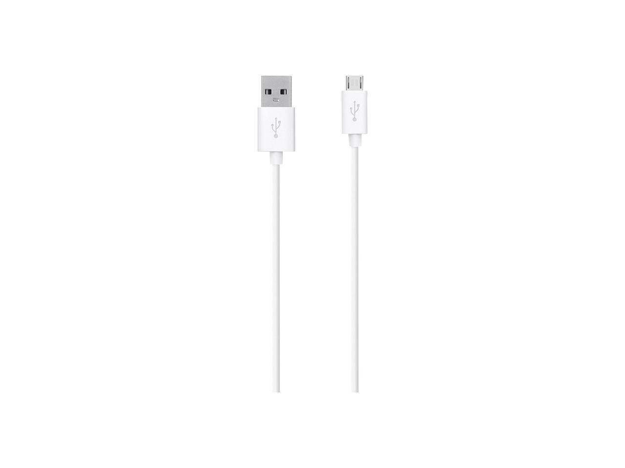 Alt View 3. Belkin - BELKIN F2CU012bt04-WHT White Micro USB Charge/Sync Cable.