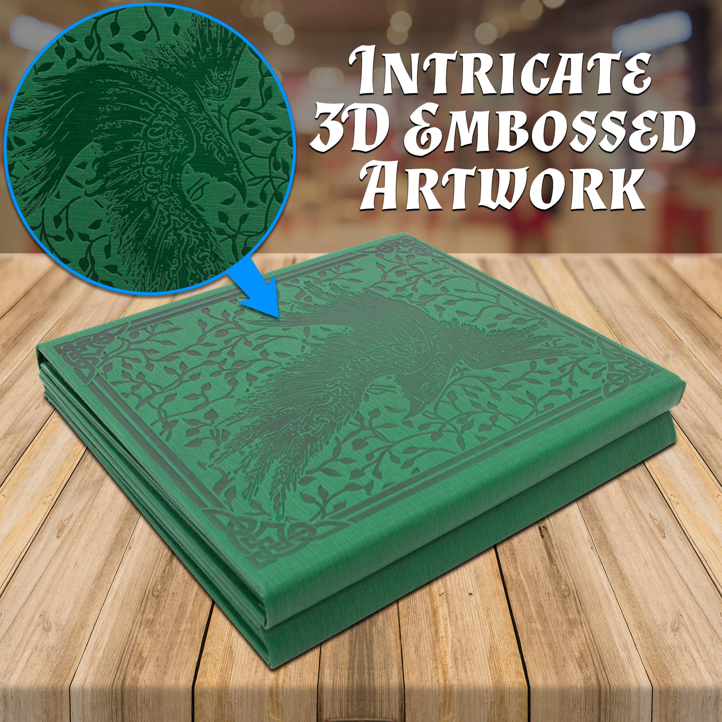 Intricate 3D Embossed Artwork