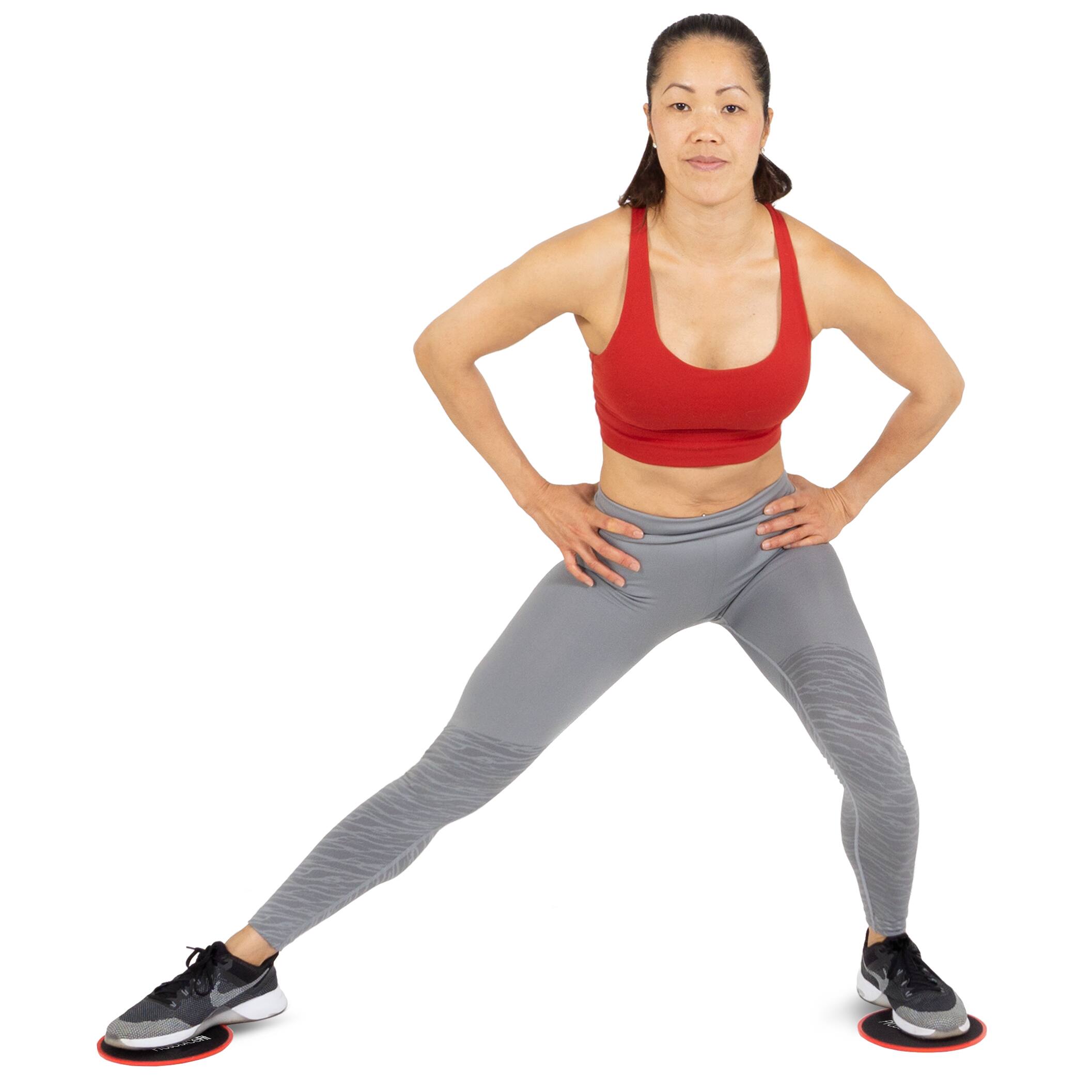 Alt View 1. ProsourceFit - ProsourceFit Core Sliders - Red.