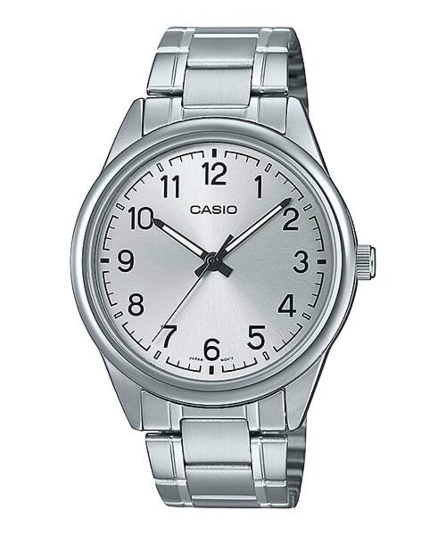 Casio - Men’s Watch with Dial - MTP-V005D-7B4UDF - Silver